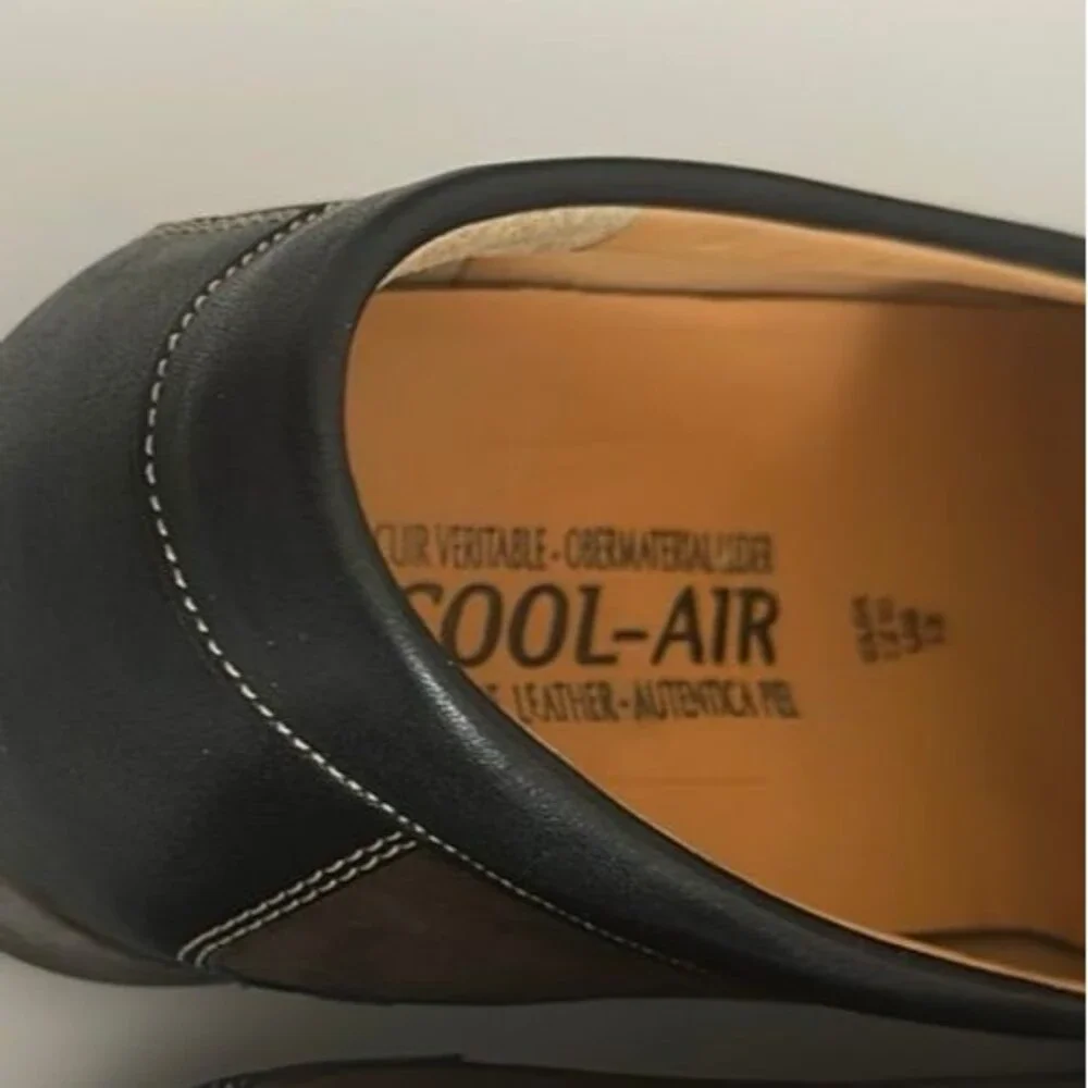 Mephisto Cool Air Men's Size (12 1/2) Brown Leather/Sude Slip on Comfort Loafer